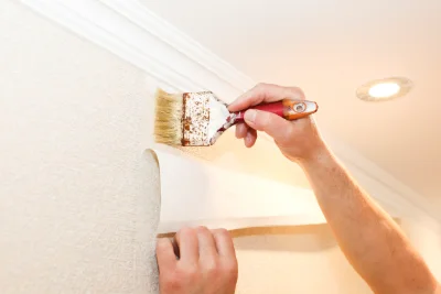 Pose de papier peint à Sornay — revêtements muraux et toiles de verre
